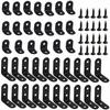 Support De Fixation - Fangehong - Equerre D'assemblage - Acier Inoxydable - Lot De 40 Pièces - 2 Tailles