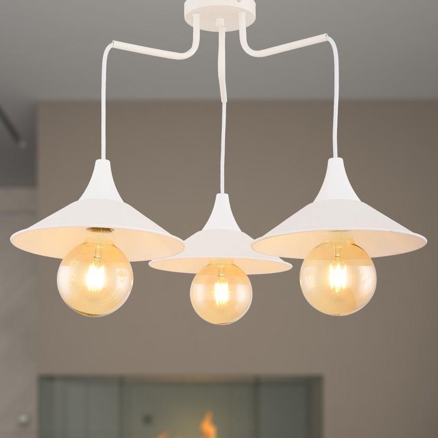 

Белая стильная и современная люстра из 3 предметов в Берлине