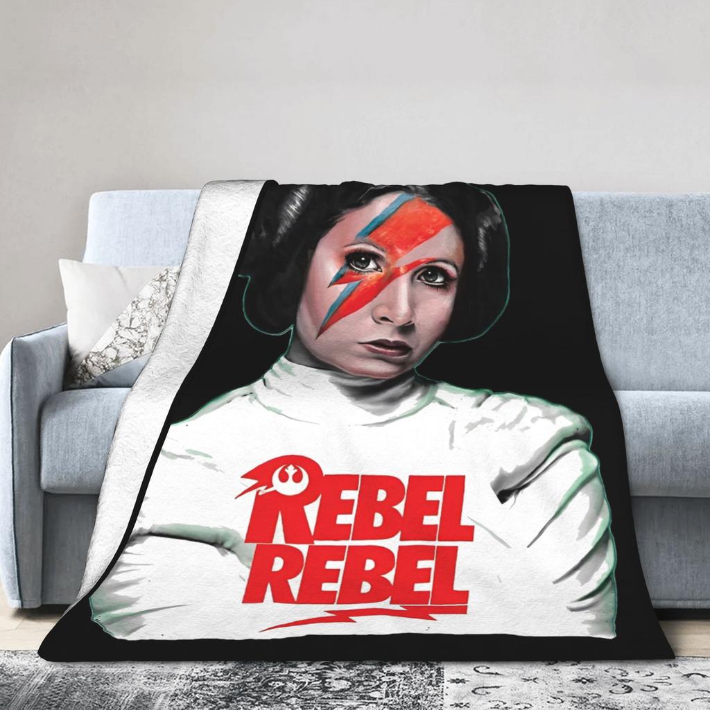 Princessed Leia Rebels Blankets Fleece Autumn/Winter Portable Warm Throw Blankets for Bedding Outdoor Bedspreads