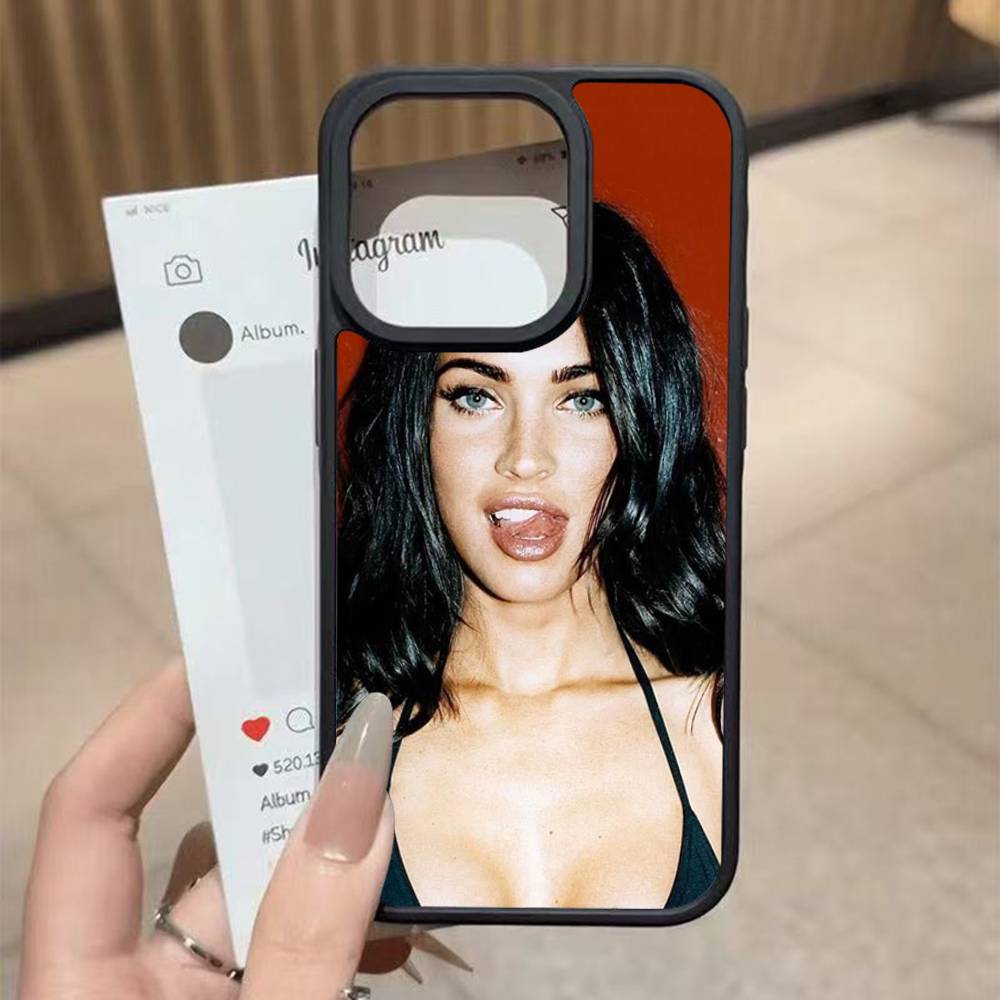 Jennifers Body Megan Fox Black Silicone Hard Plastic Phone Case For Iphone 17 Air 16 15 14 13 12 11 Pro Max PC+TPU Case
