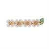 Pear Flower Series Hairpin Sweet and Cute Shell Flower Pearls Side Clip Green Leaf Spring Clip Duck Hairpin Hair Accessories