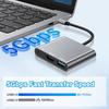 Adaptateur USB-C HDMI - REM - Hub 3-en-1 - HDMI 4K@30Hz - USB 3.0 5Gbps - Charge PD 100W