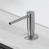 Built-in Pump Kitchen Liquid Soap Bottle 500ml Brass Brushed Nickel Soap Dispenser Black Kitchen Sink Soap Dispenser with Tube