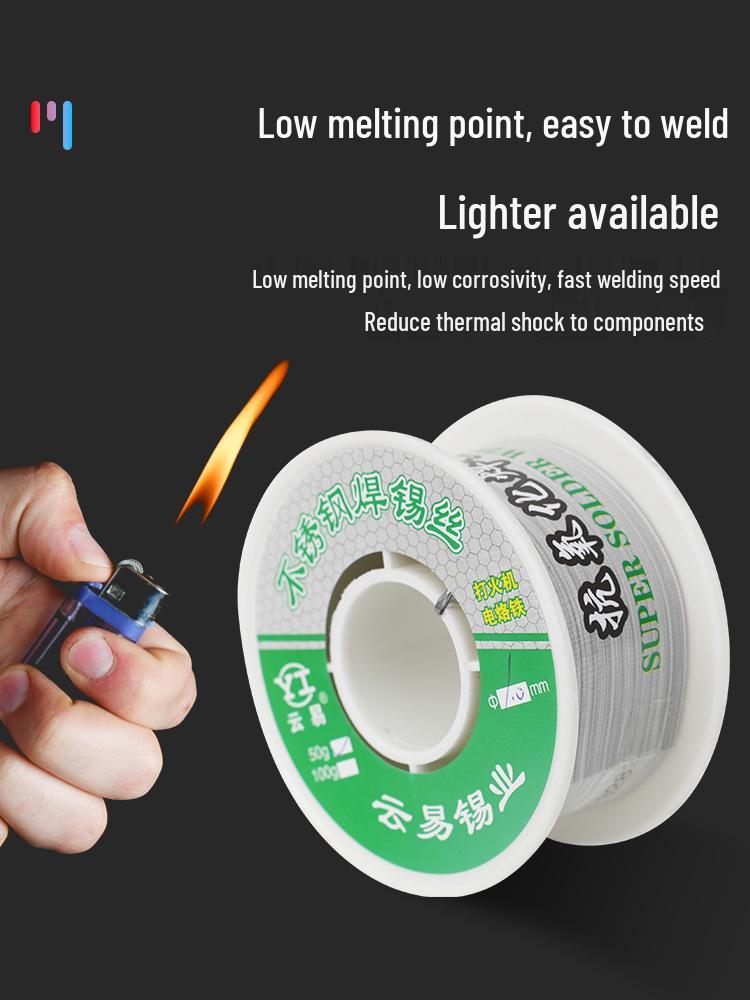 Drut lutowniczy ze stali nierdzewnej o wysokiej czystości – Mocne, lekkie rozwiązanie do spawania w gospodarstwie domowym