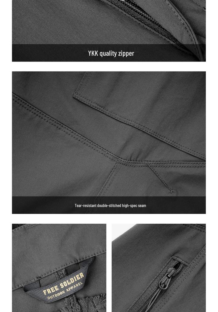 Free Soldier Herren Winddichte Schnelltrocknende Wanderhose - Sommer Dünn, Atmungsaktiv, Sonnenschutz Bergsteigerhose.