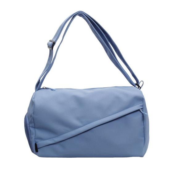 Women Gym Bag Overnight Duffle Bag with Shoe Compartment Wet Pocket Waterproof Lightweight Weekender Duffel for Travel Dance Swimming синий