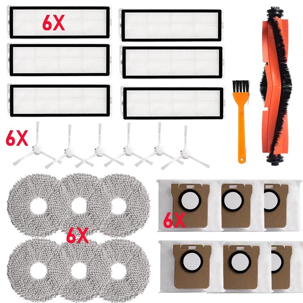 Dust Bag Mop Cloth Accessories For Xiaomi Robot Vacuum X11+/X11+/X11 Plus/X11 Plus Main Side Brush Hepa Filter Replacement Parts