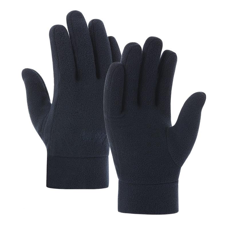 Pánské zimní rukavice Rukavice Polar Fleece Pevné cyklistické rukavice s dotykovým displejem Sametové tlusté Teplé sportovní cyklistické rukavice Rukavice na ruku