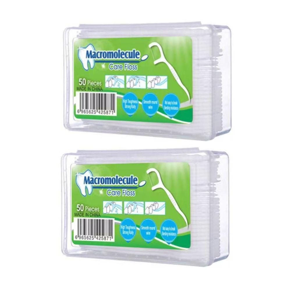 1/2/3/4/5PCS Disposable Dental Floss Independent Packaging Teeth Cleaning Pick Stick Toothpick Oral Care Dental Flosser