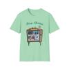 Vintage Weihnachts Unisex T-Shirt, Feiertags Xmas Tee, Retro Weihnachtsmann Shirt, Festlich