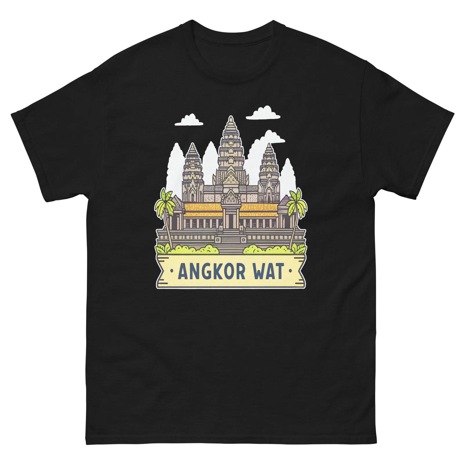Angkor Wat Attraction Landmark Travel T-Shirt L