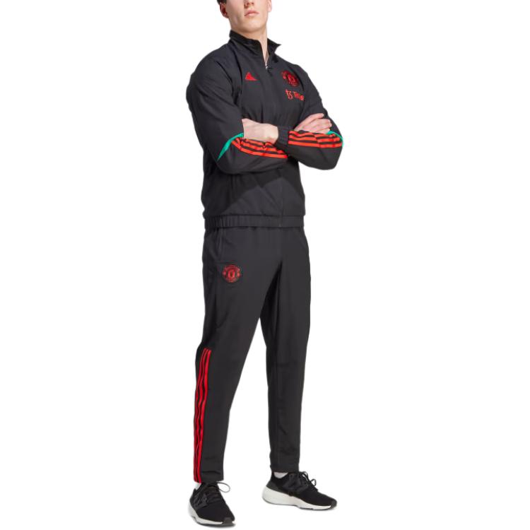 Adidas Manchester United Tiro 23 Presentation Soccer Jersey Unisex Black IA8486