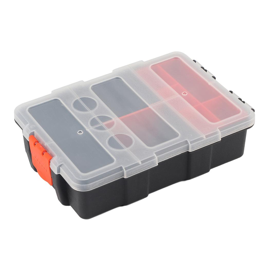 Two Layer Plastic Heavy Duty Components Storage Box Case Organizer Small Parts Tool Box