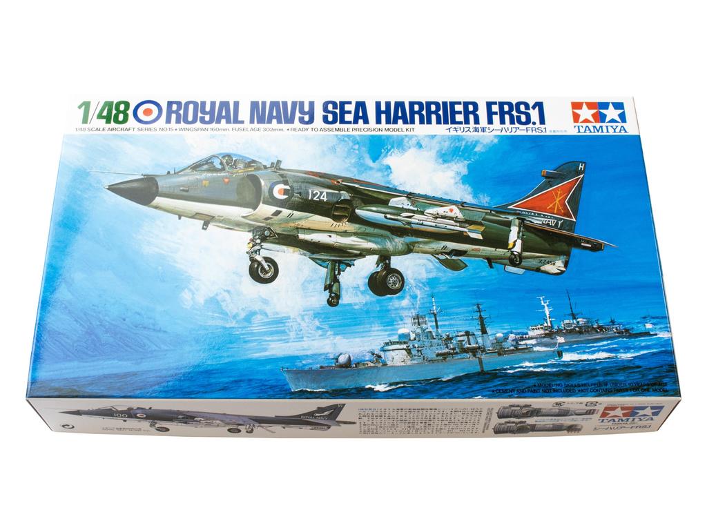 Tamiya 1/48 Masterpiece Aircraft Series No. 26 Royal Navy Sea Harrier FRS.1 Plastic Model 61026