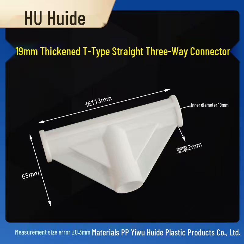 Three-Dimensional Plastic Right Angle Joint Connector for Tent and Studio Accessories