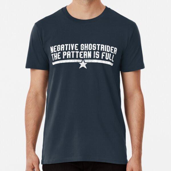

Negative Ghostrider the pattern is full S to 5XL Made in the AU/USA T-Shirt M