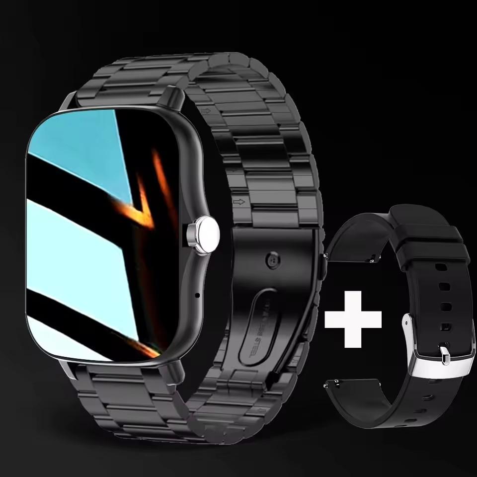 6 New 1.83-inch Smartwatch Call Notifications Sleep Monitoring Activity Tracking Smart Watch Compatible with Android and iOS