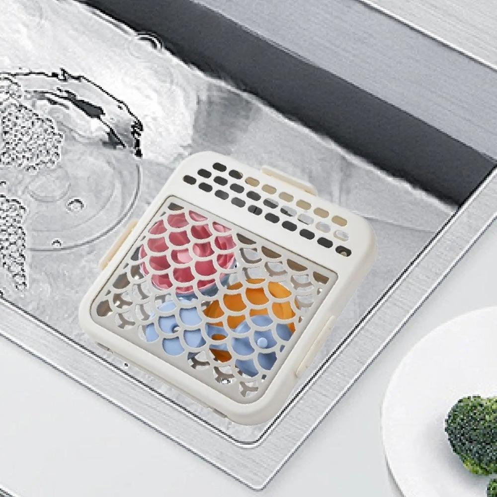 Silicone Cutlery Utensil Basket Dishwasher  Cleaning Storage Organizer  Silverware Flatware