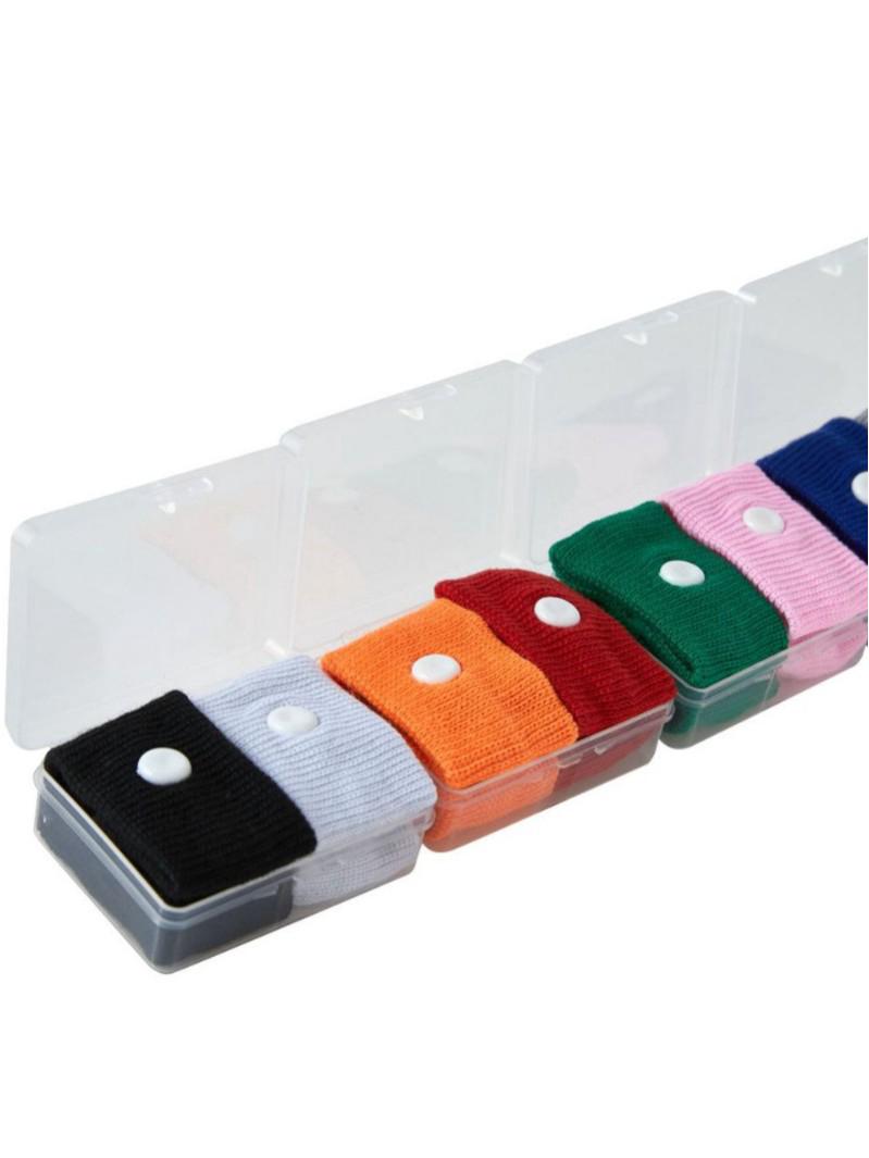 

Anti-Motion Sickness Wristband: Bracelet for Pregnancy, Dizziness, and Nausea Prevention on Ships and Airplanes Black and Gray