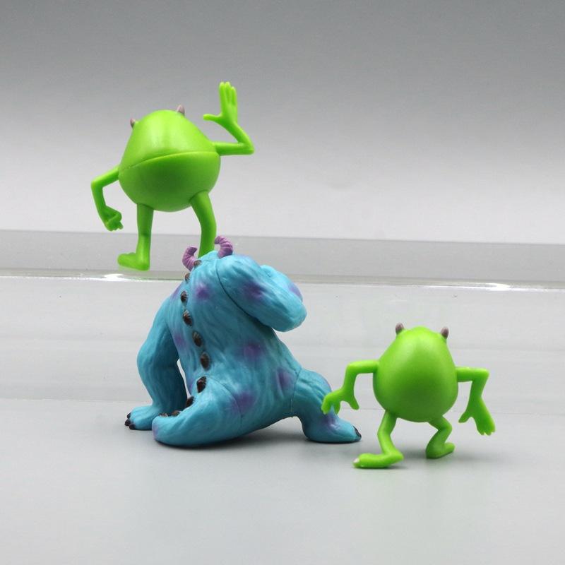 University Monsters Inc Anime Figures James P. Sullivan Action Figure Michael Wozosky Randall Boggs Q Version Model Playthings Present