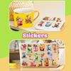 50pcs Creative Summer Beverages PET Transparent Material Stickers Handheld Account Material Decorative Decal