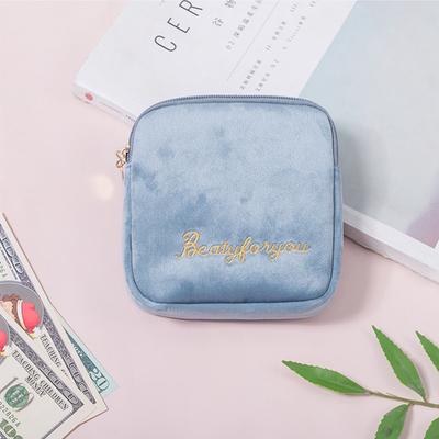 Sanitary Napkin Storage Bag, Plush Cloth, Aunt Storage Bag, Portable Tampon Pad Storage Bag, Carry-on Clutch
