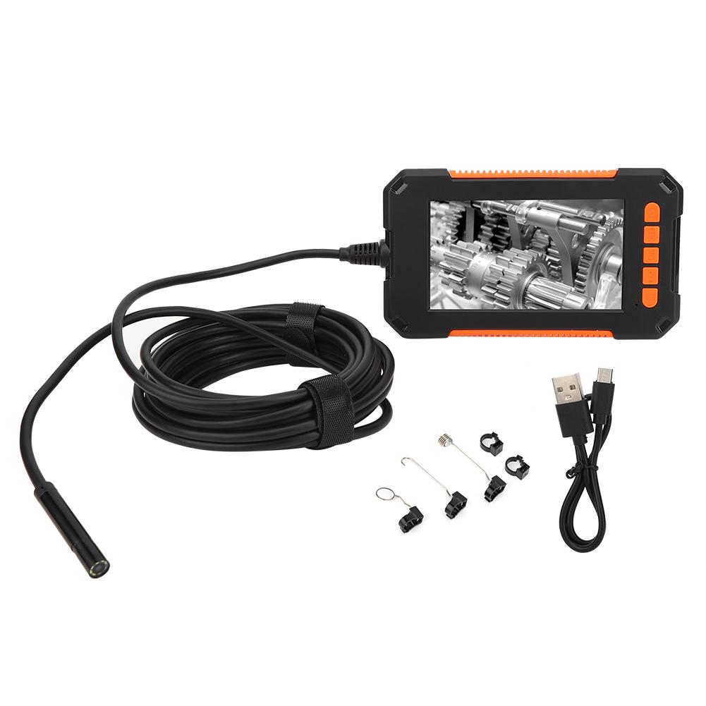 P40 1080P 8 LED Light Waterproof Industrial Endoscope Camera with 4.3in Screen Diameter 8mm