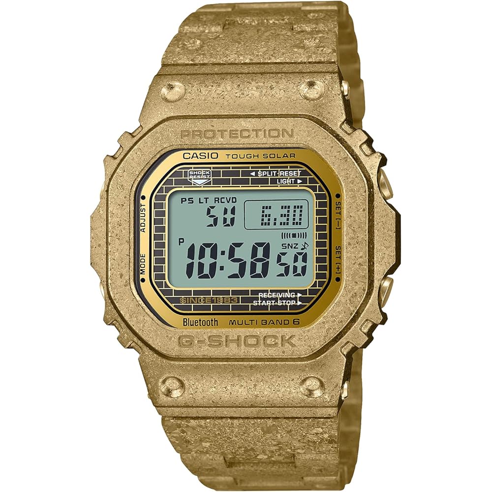 

Casio G-Shock GMW-B5000PG-9JR Bluetooth Full Metal Solar Watch 40th Anniversary Men s Gold