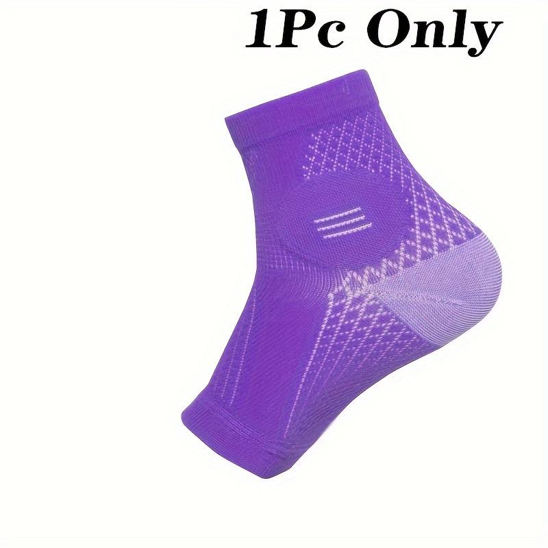 1Pc Knitted Breathable Ankle Support Brace Best Compression For Foot Heel Pain Relief Comfortable Fit