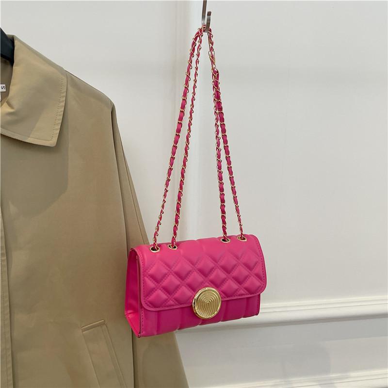 This Year's Popular Small Bag Women's 2025 Four Seasons New Fashion Casual Shoulder Messenger Bag Casual Chain Shoulder Bag