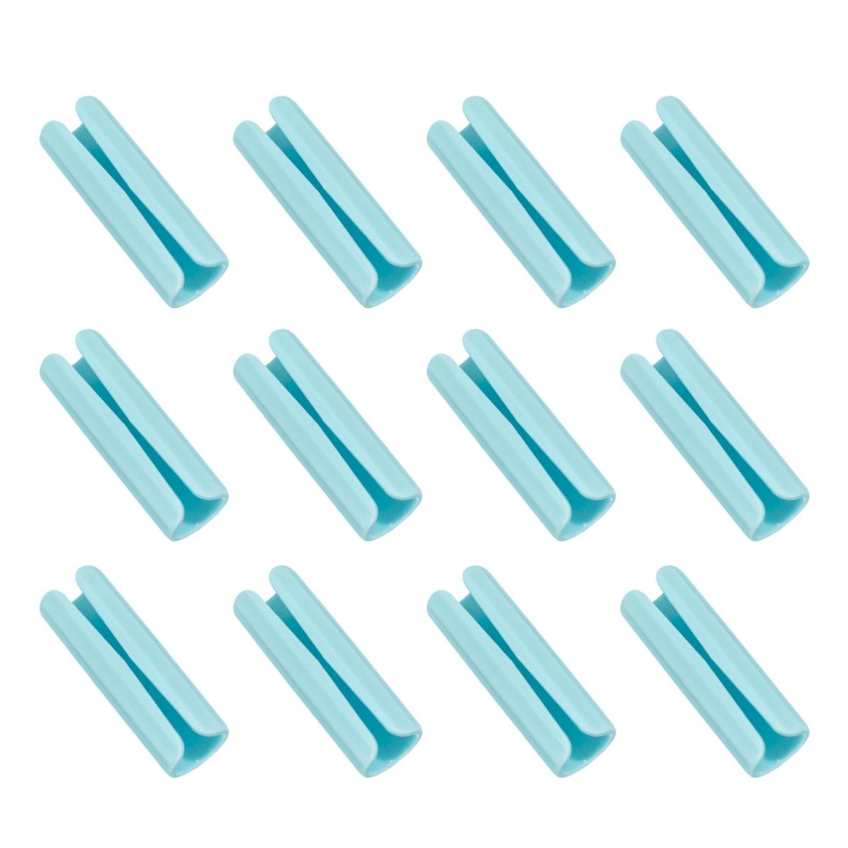 

12 шт., зажимы для простыней, пластиковые нескользящие зажимы, захваты для пододеяльников, крепления для матраса, держатель для простыней, прищепка для домашней одежды 12pcs / 1set синий