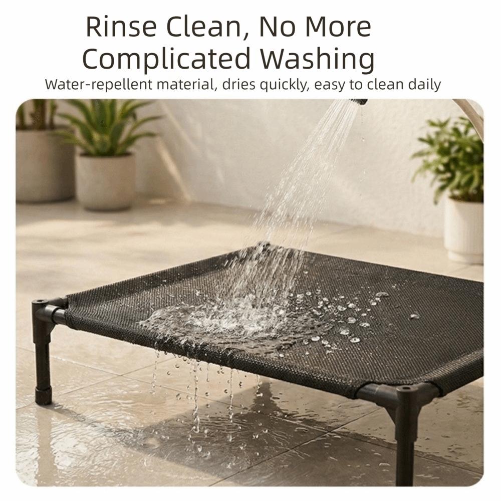 Moisture Proof Dog Marching Bed Breathable Elevated Pet Bed Cat Sleeping Bed  Indoor Outdoor
