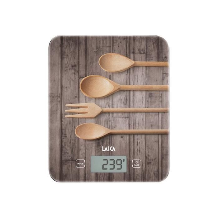 Balance de cuisine électronique LAICA KS5010 - Portée 10 kg - Graduation 1 g - Écran LCD