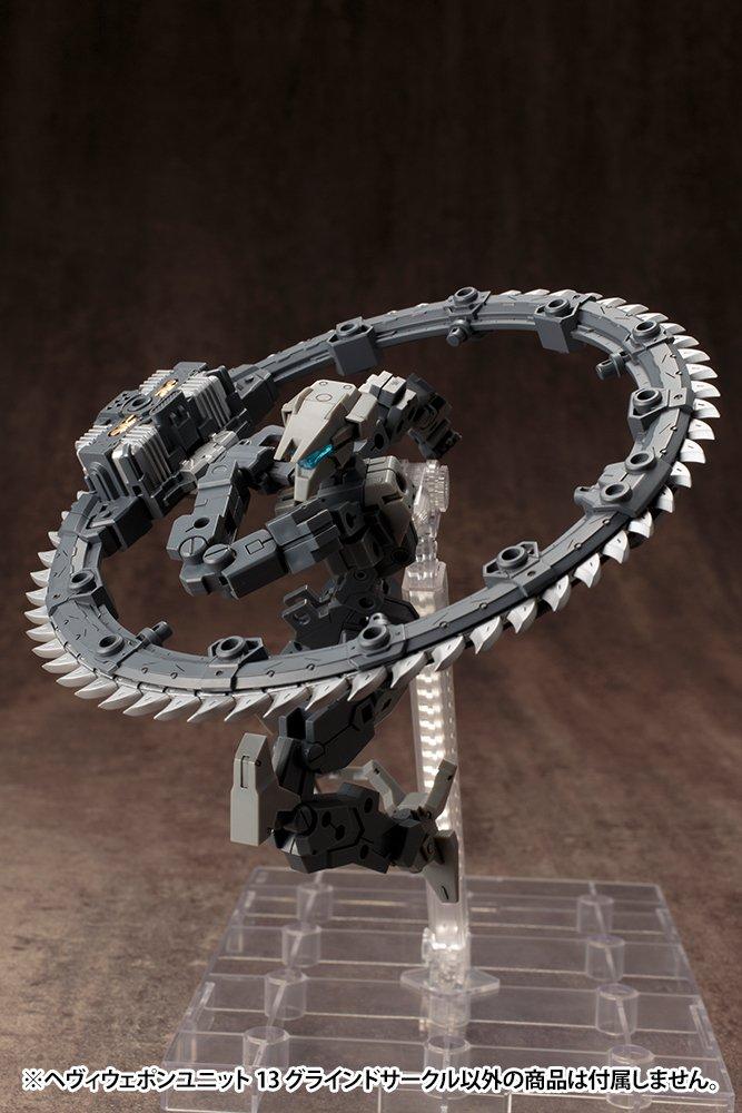 Kotobukiya M.S.G Modeling Support Goods Heavy Weapon Unit 13 Grind Circle, Total Length Approximately 130mm, Non-Scale Plastic Model