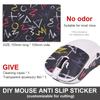 15*11Cm Diy Anti-Slip Mouse Sticker For Universal Wireless Gaming Mouse Sweat-Proof Wear-Resistant Grip Tape For Pc Desktop