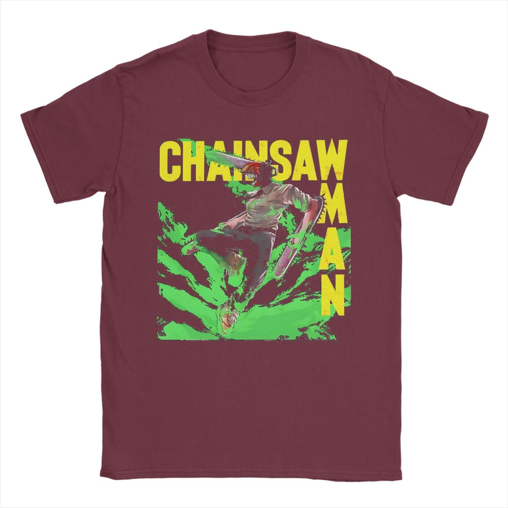 Men Women Graphic Printing Chainsaw Man Anime T Shirt Tee Cotton Manga T-shirts Clothing