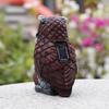Decorations Solar Owl Garden Statues Outdoor Decor Resin Owl Figurine with LED Lights Owl Sculpture for Porch Patio Lawn Yard