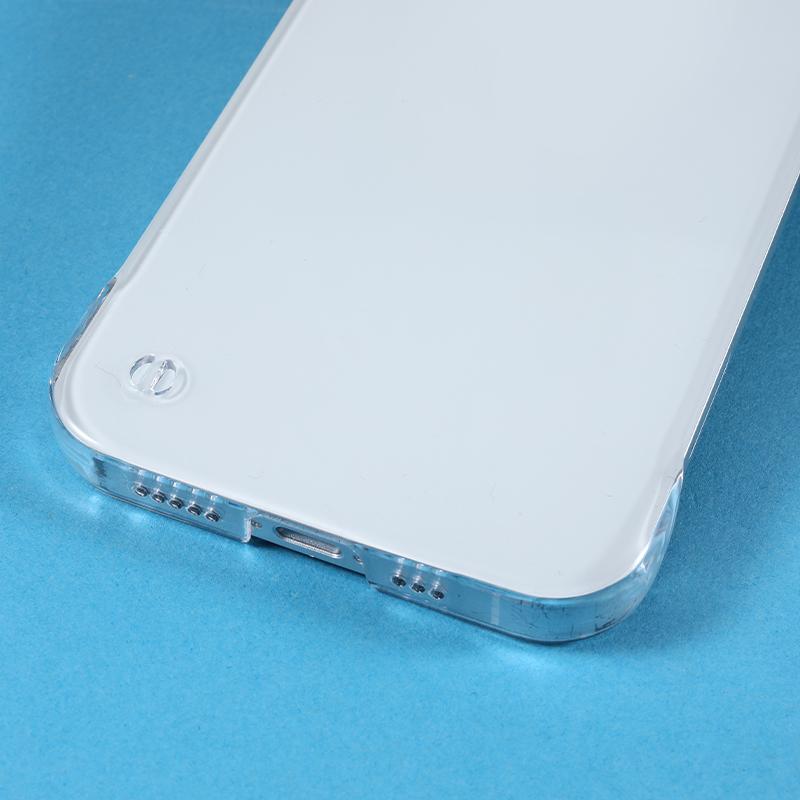 Hard PC Phone Case for iPhone 12 6.1 Inch Protective Slim Case Frameless Transparent Cell Phone Cover