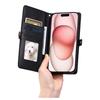 Cash Pocket + Card Slots + Photo Frame + Bracket Wallet Case for iPhone 17 16 15 14 13 12 11 Samsung S25 S24 S23 A56 A55 A35 Wristband Phone Cover
