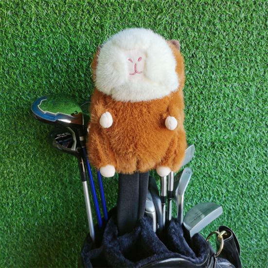 Guinea Pig Golf Club Headcover Plush Animal Wood Driver Head Protector Cover Golf Accessories Men Women Golfer Gift