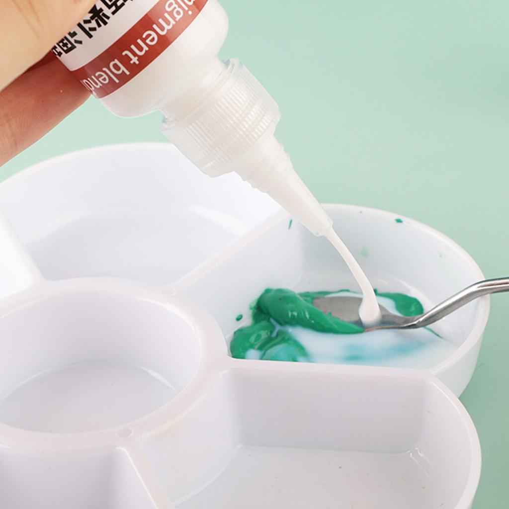 Slow Drying Medium 30ml Professional Acrylic Fluid Mediums Multifunctional for Provides Longer Paintings Time