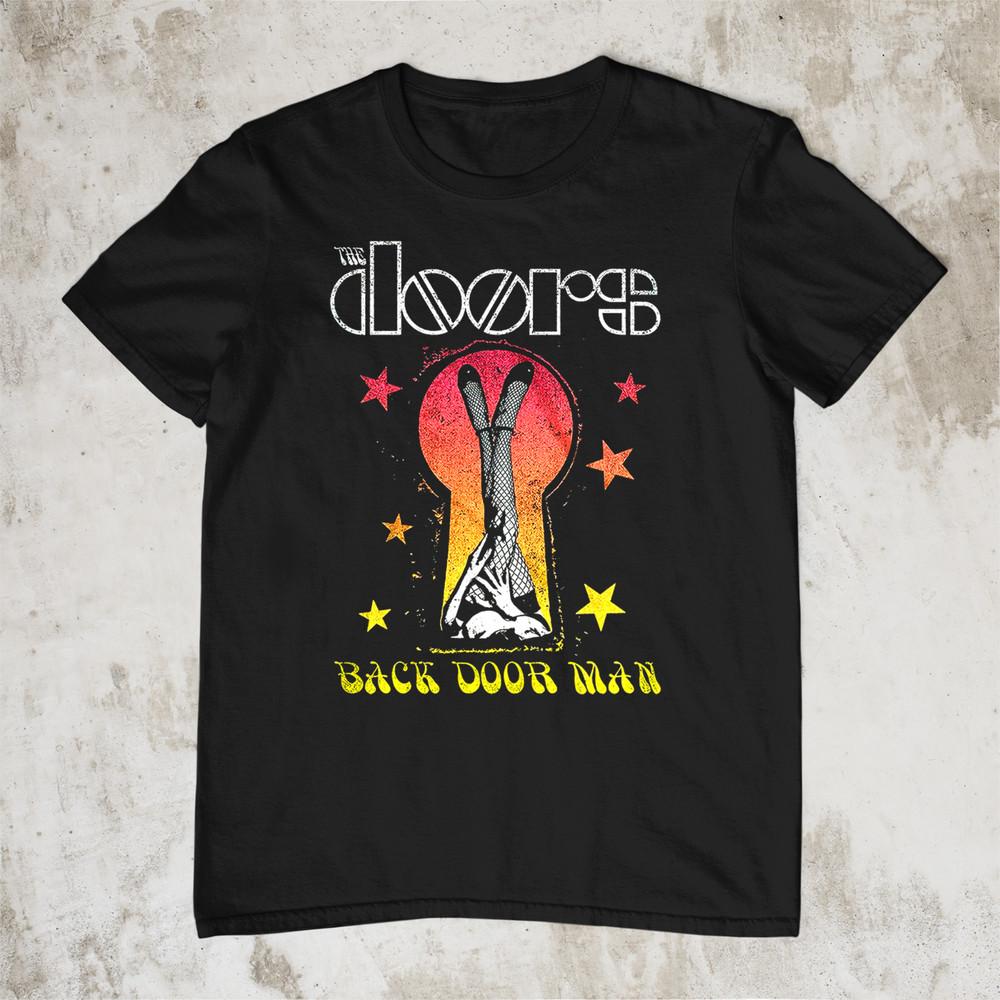 The Doors Back Door Man T Shirt The Doors Black Size S To 4XL AD46 Unisex T-Shirt L