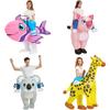 Unicorn Giraffe Koala Pig Tropical Fish Cosplay Inflatable Suit Halloween Easter