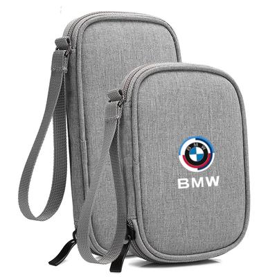 Car Sticker 2025 Hot Portable Storage Bag for Keys Car Driver's License Cable Gadget Card Pouch For E46 E90 E60 F30 F10 X2 X