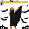 Children Bat Wing Costume Cosplays Halloween Bat Cloaks Dress Up Accessory