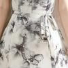 Elegant Floral Chiffon Midi Dress - Summer 2026 Style for Middle-Aged & Elderly Women