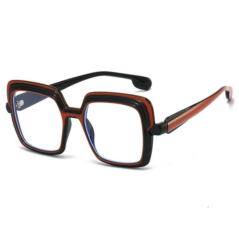 Fashion Large Frame Sunglasses Simple Personality Trendy Men'S And Women'S Sunglasses Square Frame Glasses