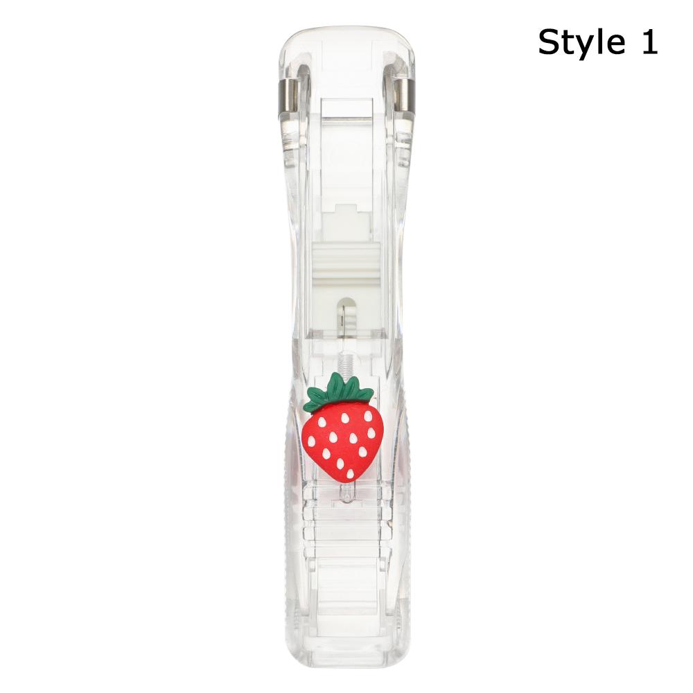 Neuer Push-Clip-Hefter Heftklammerentferner Binder Push-Clamp Bandspender Büroklammern Bürobedarf Set Desktop Supplies