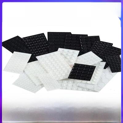 Transparente Antikollisionspads aus Silikon: Schallabsorbierender, selbstklebender, rutschfester Gummi für geräuschlose Schranktüren