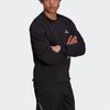 Men's adidas Feelcozy Swt Sports Logo Casual Round Neck Pullover Black GV5295